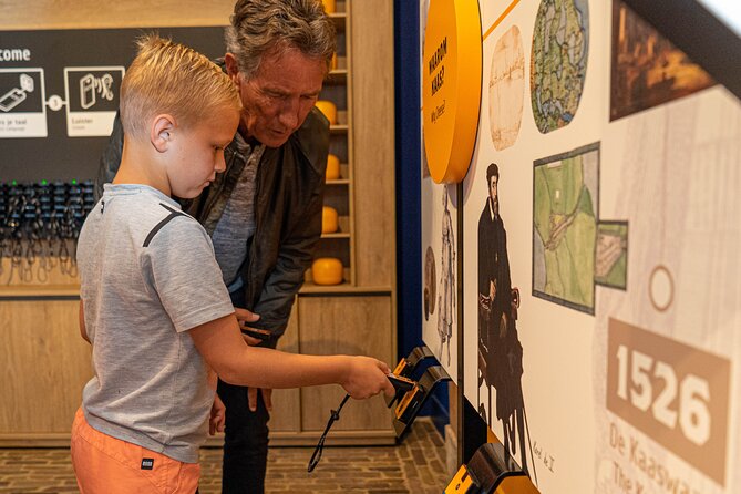 Admission to The Story of Edam Cheese Museum - How the museum experience works (mobile ticket, English, and headphones)