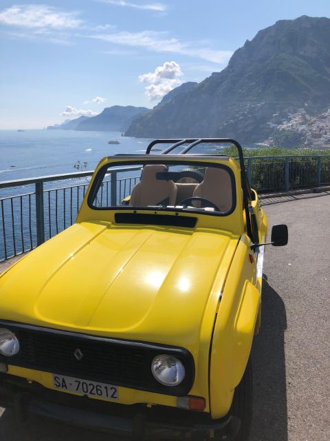 Amalfi Coast vintage tour with cheese and wine tasting - Riding in a vintage car: the Amalfi Coast, without the stress