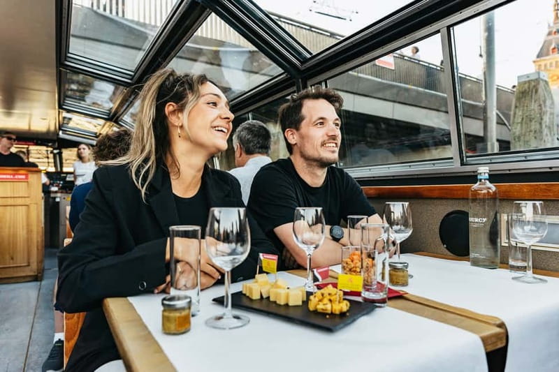 Amsterdam: Cheese & Wine Cruise Tasting Experience - From Damrak Pier 5 to Amsterdam’s Canal Belt in 3 Minutes