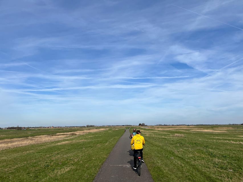 Amsterdam: Dutch Countryside E-Bike with Cheese & Clogs - The Admiral Windmill: Classic Icon, Real Up-Close Moment