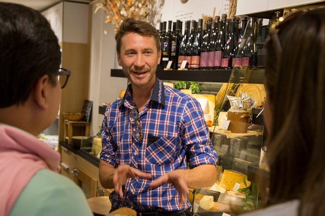 Cheese and Wine Tasting in the Latin Quarter with Chef Alex - Catherine Leads the Market Walk: Producers, Not Postcards