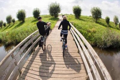 Cheese, Canals & Windmill Countryside E-Bike Tour Amsterdam - The ride setup: bikes, helmets, and Dutch weather reality