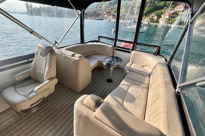 Cheese platter by Boat on Lake Thun, Interlaken - Price and Value: $316.91 for a One-Hour Private-Style Experience