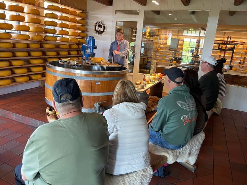 Dutch Countryside: , windmills, Villages, Cheese & Clogs - Volendam Harbor: Lunch Break, Local Snacks, and Costume Photos