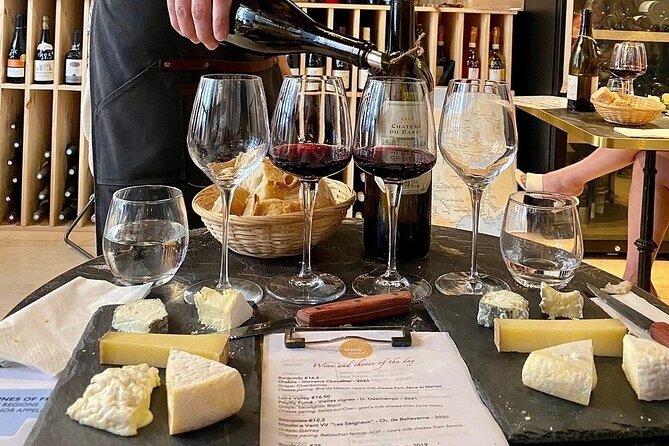 French Wine, Champagne And Cheese Tasting Paris SECRET WINE DOOR - Pairing cheese with champagne, whites, and reds