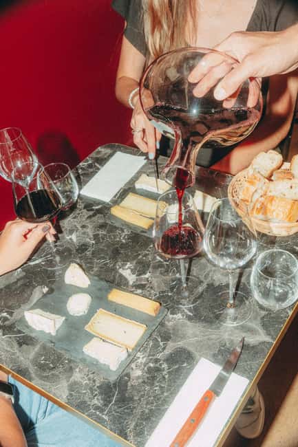 French wine & Champagne & cheese tasting - back on GYG! - The tasting flow: Champagne first, then 5 French wines with real pairings