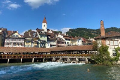 From Basel: Thun Tour, Beatus Caves, Lake Cruise & Cheese - Thun Old Town Walk and Thun Castle Views
