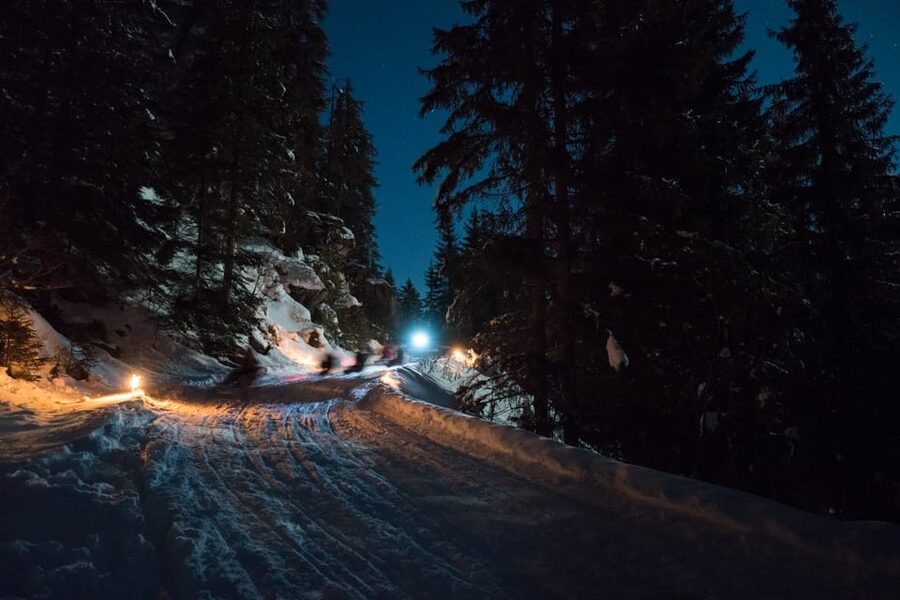 From Interlaken: Night Sledding with Cheese Fondue Dinner - Cheese fondue dinner: the warm finish that makes the night worth it
