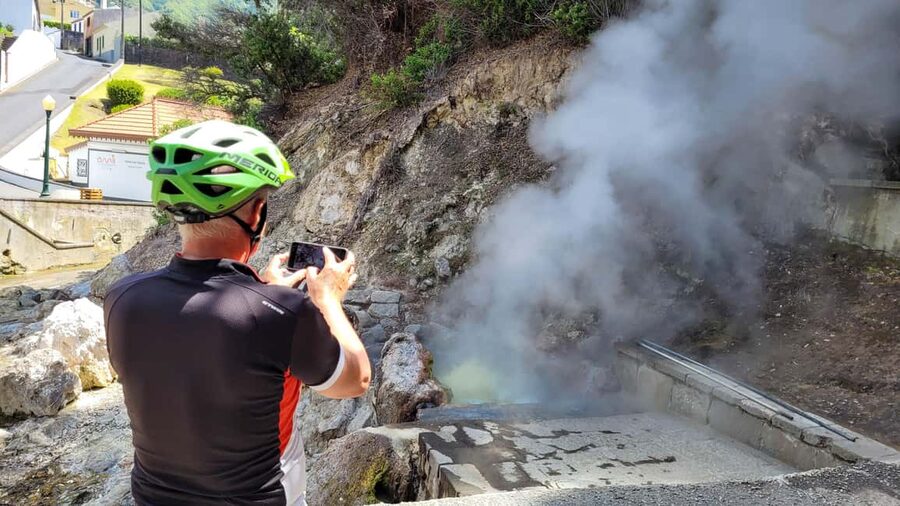 Furnas: Guided E-bike Tour with Cheese Tasting - Volcanic fumaroles and Cozido cooking underground