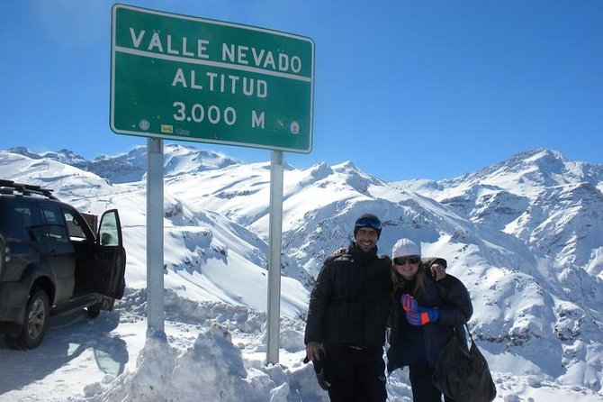 Half Day Private Trip to Valle Nevado with Cheese and Wine Carbon Neutral trip - Valle Nevado above 3000 meters: a quick hit of altitude and Andes views