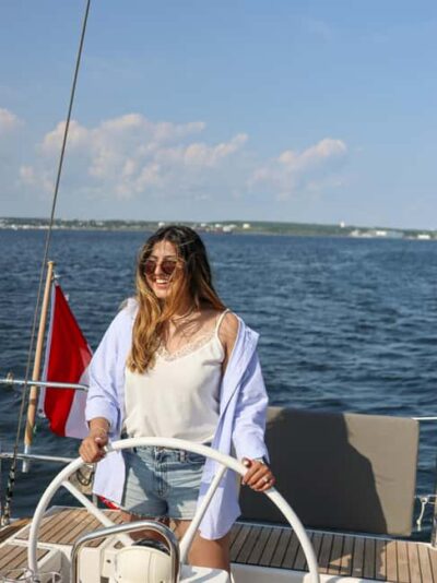Halifax: Sunset Wine and Cheese Sailboat Cruise - Hands-on sailing: hoist sails, help with tacks, or relax on the bow