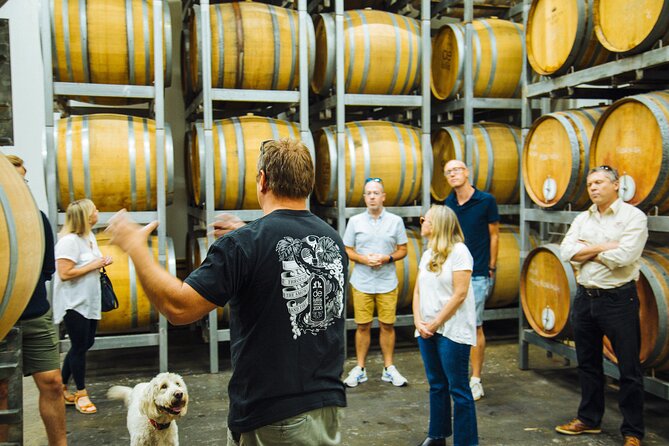 Hunter Valley Wine Tour ex Hunter Valley - Lunch, Cheese, Chocolate, Distillery - De Iuliis behind-the-scenes: where the day gets more hands-on