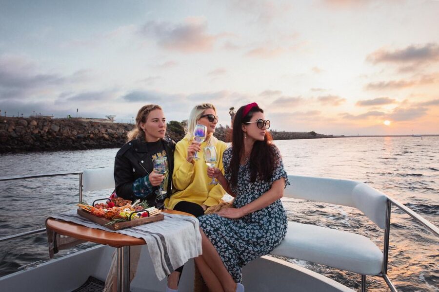 Los Angeles: Luxury Cruise with Wine, Cheese & Sea Lions - Wine and charcuterie on the water: how the onboard meal really works