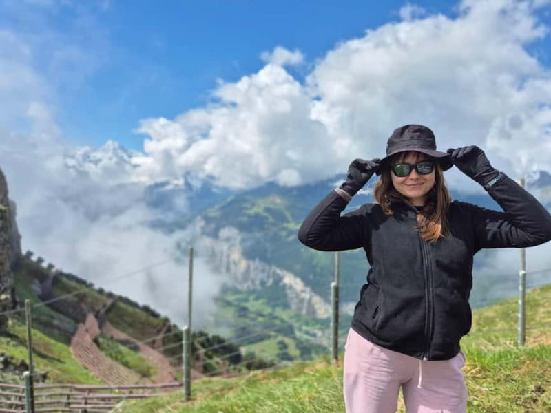 Männlichen: Cheese and Chocolate Tasting on Mountain Summit - Summit views over Lauterbrunnen, Grindelwald, and the Jungfrau region