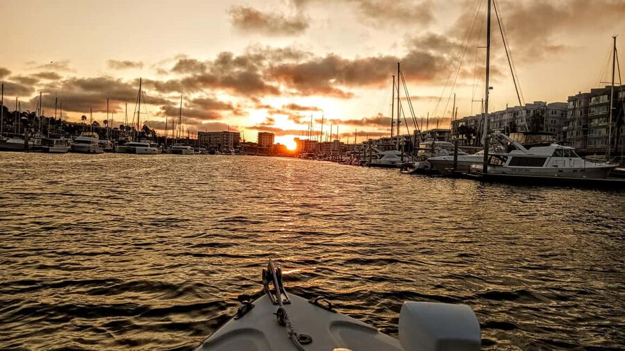 Marina Del Rey: Romantic Cruise, Wine, Cheese, Sealions - How the 90 minutes usually feel (and how the captain shapes it)