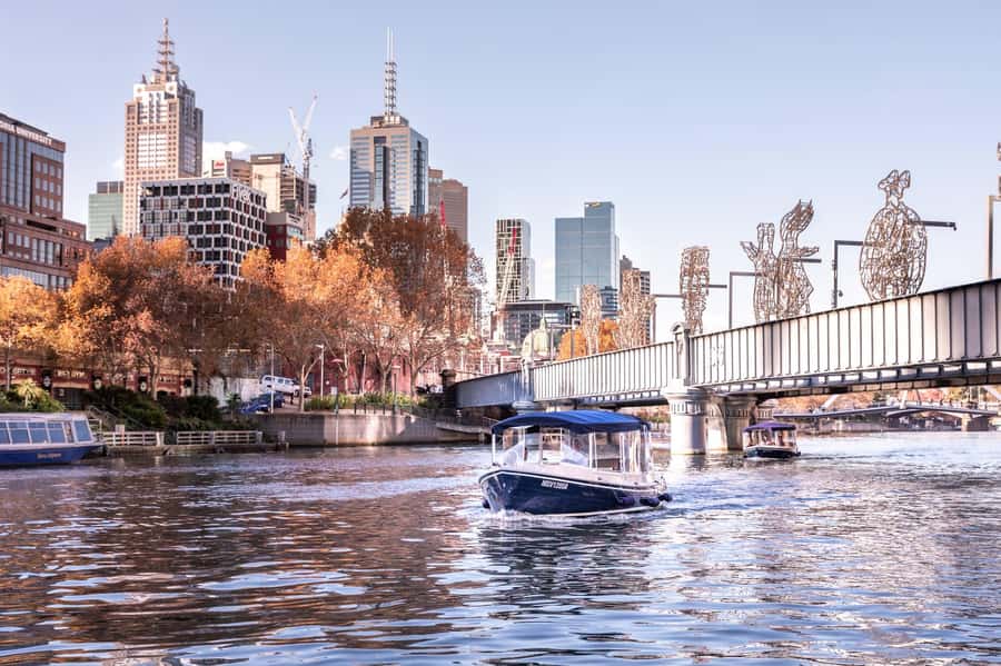 Melbourne: Private Yarra River Cruise w/ Cheese & Wine - The boat itself: clean, modern, and quiet by design
