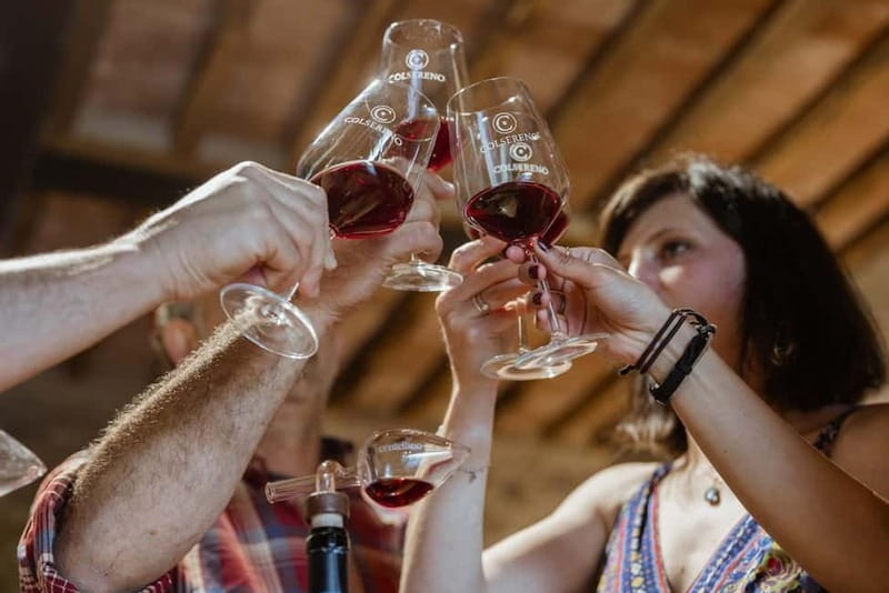 MONTALCINO : Wine Tasting with Tuscan Cold Cuts and Cheese - The Guided Tasting of Three Wines: Brunello, Rosso di Montalcino, and Barrel Time