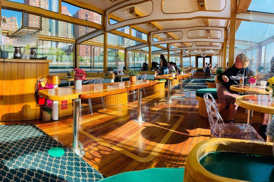 New York City: Champagne and Cheese Pairing Cruise - The Grand Salon and the Leisure Deck: Photo Time Without the Stress