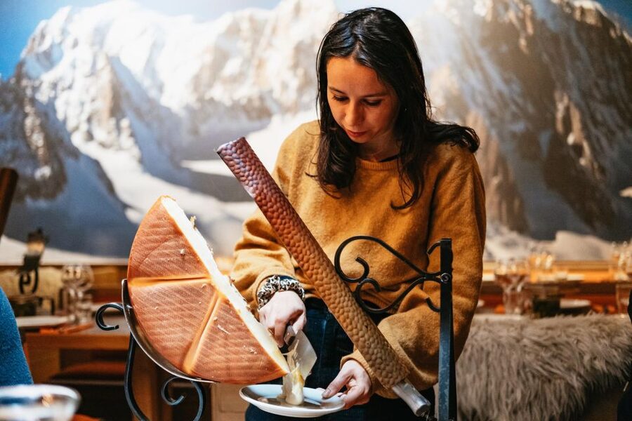 Paris: No Diet Club - Winter Unlimited Cheese Tour ! - What Lands on Your Plate: Potatoes, Charcuterie, Truffle Ham, and More