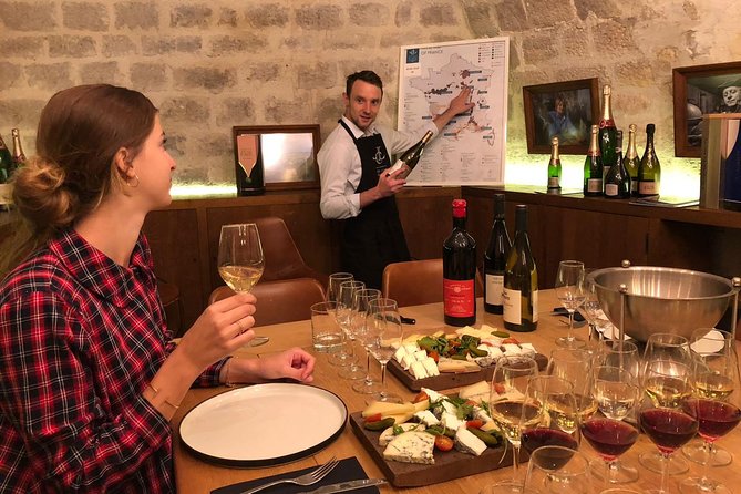 Paris - Ten Wines and Ten Cheeses Tasting in a Royal Cellar - How the 10 Wines and 10 Cheeses Pairing Works in 2 Hours