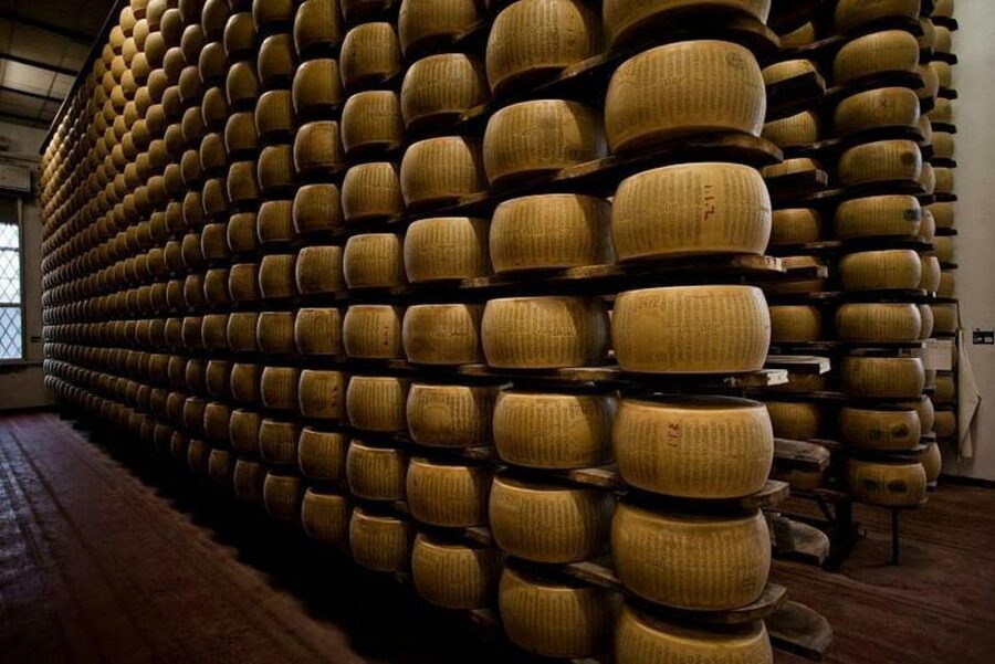 Parma: Traditional Cheese Factory Visit with Tasting - The tasting: Parmigiano plus local wine (and sometimes more)