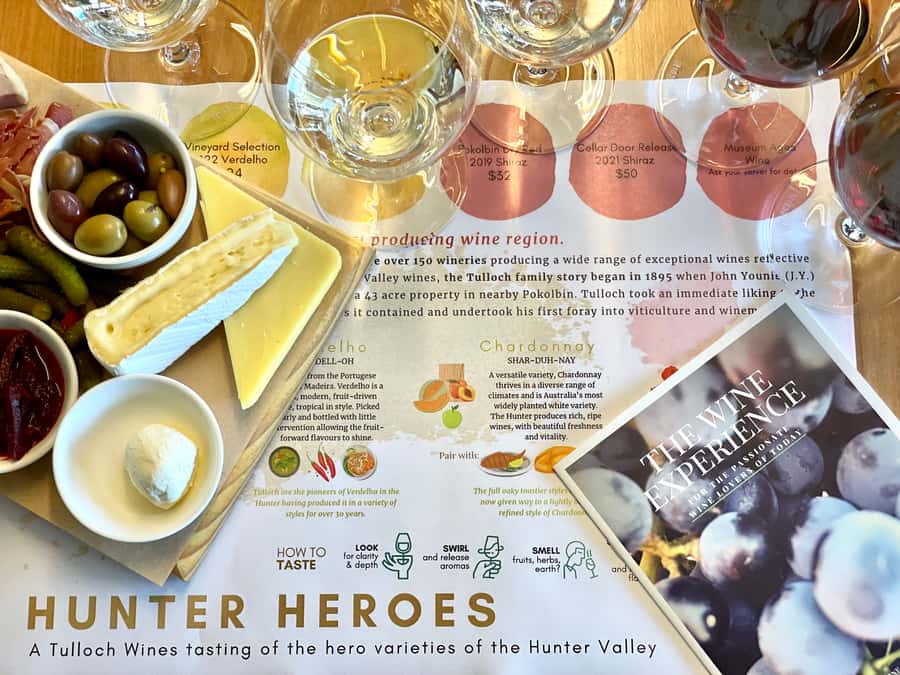 Pokolbin: Tulloch Hunter Heroes Wine Tasting & Cheese Board - Key things to notice before you go