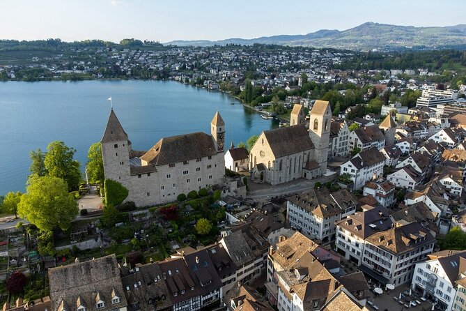 Rapperswil, Cheese, and Lindt Home of Chocolate from Zurich - Rapperswil’s old town and castle views of Lake Zurich