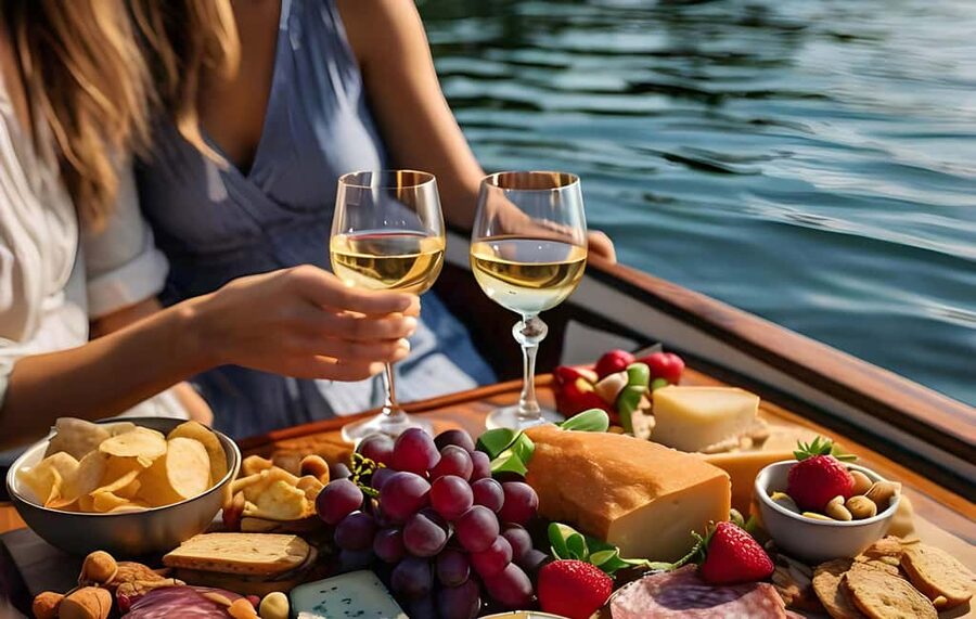 Romantic Boat Cruise with Wine & Cheese or Surprise Dinner - Why a silent electric Duffy boat feels different in Marina del Rey