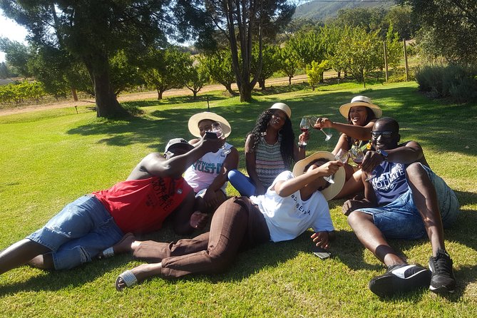 Shared Tour To The Wineries Stellenbosch Paarl + Cheese Tasting from Cape Town - Franschhoek on the Route: French Huguenot Memorial and Mountain Views