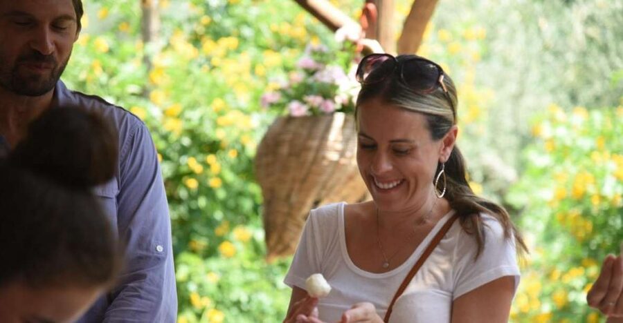 Sorrento Farm Experience: Pizza, Cheese, Wine & More - Stop 1: the D.O.P. certified farm tour (cheese, tomato salad, local wine)