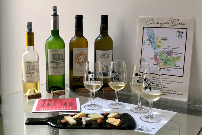 Tasting of Bordeaux White Wines Wine and Cheese Pairing - A 2CV white-wine session that feels friendly, not formal