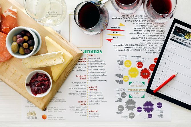Tulloch Wines- Mystery Wine Tasting Experience with Local Cheese and Charcuterie - The Charcuterie Board That Makes Pairing Way Easier