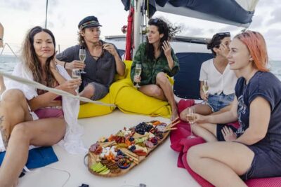 Yeppoon: Sunset Cruise w/ Cheese Platter & Champagne - How the Cruise Flows On Board (So You Know What Time Feels Like)