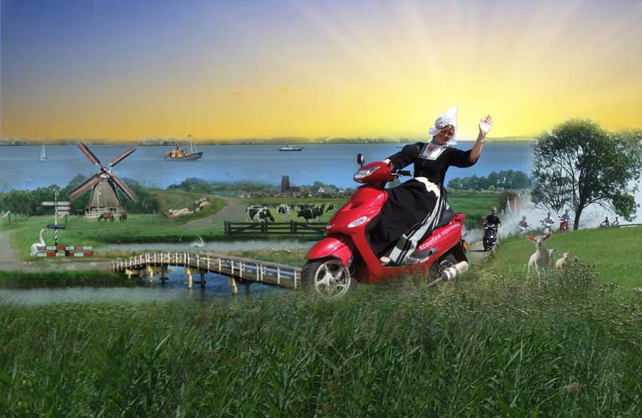 Zaanse Schans: Windmills, Clogs & Cheese by Electric Scooter - Meeting Up in Purmerend and Getting Ready the Right Way